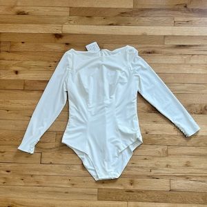 NWT Ivory Bridal Bodysuit